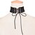 ieftine Coliere &amp; Pandative-Choker Necklace Statement Necklace For Women&#039;s Party Wedding Casual Flannelette Black