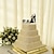 זול קישוטים לעוגה-קישוטים לעוגה נושא קלאסי זוג קלסי אקרילי חתונה עם פרח 1 pcs קופסאת מתנה