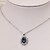 cheap Hair Jewelry-Women&#039;s Sapphire Synthetic Sapphire Jewelry Set Stud Earrings Pendant Necklace Solitaire Oval Cut Ladies Elegant Fashion European Plaited Cubic Zirconia Earrings Jewelry Blue For Wedding Party