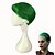 billige Kostumeparykker-Cosplay Parykker Syntetiske parykker Lige Ret Paryk Kort Grøn Syntetisk hår Dame Grøn