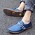 cheap Men&#039;s Slip-ons &amp; Loafers-Men‘s Loafers &amp; Slip-Ons Comfort Cowhide / Leather Casual Flat Heel Slip-on Black / Blue / Brown