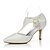 ieftine Pantofi de Mireasă-Pentru femei Tocuri Primăvară / Vară Toc Stilat Nuntă Rochie Party &amp; Seară Mătase Bej