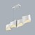 abordables Suspension-4 lumières 72cm(28.3 inch) Style mini / LED Lampe suspendue Plastique Acrylique Autres Moderne contemporain 110-120V / 220-240V