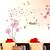 voordelige Muurstickers-Stilleven Romantiek Botanisch Muurstickers Vliegtuig Muurstickers 3D Muurstickers Decoratieve Muurstickers, Vinyl Huisdecoratie