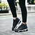 Χαμηλού Κόστους Ανδρικά Sneakers-Ανδρικά Προσαρμοσμένα Υλικά Άνοιξη / Φθινόπωρο Ανατομικό Αθλητικά Παπούτσια Περπάτημα Αντιολισθητικό Μαύρο / Γκρίζο / Κόκκινο