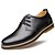 baratos Sapatos Oxford para Homem-Homens Sapatos formais Pele Primavera Casual Oxfords Caminhada Marron / Preto / Sapatos de couro / Sapatos Confortáveis / EU40