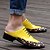 voordelige Herenklompen &amp; instappers-Heren Comfort schoenen PU Lente / Herfst Sneakers Anti-slip Geel / Rood / Groen / Veters