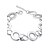 preiswerte Armband-Damen Ketten- &amp; Glieder-Armbänder Europäisch Modisch Sterling Silber Armband Schmuck Weiß Für Alltag Normal / versilbert