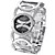 cheap Quartz Watches-Ladies Watch Fashion Simple Women Shiny Rhinestone Stainless Steel Bangle Bracelet Dress Quartz WristWatch Gift for Analog Quartz Stainless Steel Stainless