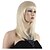 cheap Synthetic Trendy Wigs-Top Grade Low Price Blonde Middle Long Straight With Full Bang Synthetic Wigs Hot Sale.