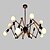 cheap Chandeliers-Mini Style Bulb Included Chandelier Metal Painted Finishes Modern Contemporary 110-120V 220-240V