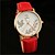 cheap Fashion Watches-Women&#039;s Wrist Watch Hot Sale / / Leather Band Snowflake / Casual / Fashion Black / White / Red / One Year / SODA AG4