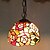 tanie Światła wiszące-Styl MIni Lampy widzące Metal Szkło Malowane wykończenia Tradycyjny / Klasyczny 110-120V / 220-240V