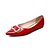 preiswerte Ballerinas für Damen-Damen Schuhe PU Sommer Komfort Flache Schuhe Flacher Absatz Fuchsia / Rot / Blau