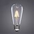 billige Lyspærer-1pc 4 W LED-glødepærer 300-350 lm E26 / E27 ST64 4 LED perler COB Dekorativ Varm hvit Kjølig hvit 220-240 V / 1 stk. / RoHs