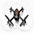 billiga Radiostyrda quadcopters och multirotorer-RC Drönare SYMA X11C 4 Kanaler 2 Axel 2.4G Med 2,0MP HD-kamera 200w Radiostyrd quadcopter 360-Graders Flygning Radiostyrd Quadcopter / Fjärrkontroll / USB kabel