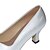 cheap Ballroom Shoes &amp; Modern Dance Shoes-Women&#039;s Latin Shoes / Modern Shoes Satin Loafer Sandal / Heel Customized Heel Customizable Dance Shoes White / Indoor / Professional