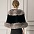 cheap Wraps &amp; Shawls-Sleeveless Faux Fur Wedding / Party Evening / Casual Women&#039;s Wrap With Feathers / Fur Capelets