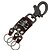 cheap Keychains-Black Brown PU Leather Metal Punk Fashion For Birthday Key Chain
