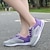 ieftine Adidași de Damă-Pentru femei Adidași Dantelă Platformă Toc Drept Confortabili De Atletism Birou și carieră Plimbare Tul Toamnă Primăvară Vară Alb Gri Mov