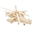 cheap 3D Puzzles-Helicopter Shark 3D Puzzle Jigsaw Puzzle Wooden Puzzle Wooden Model Wood Kid&#039;s Adults&#039; Toy Gift