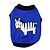 billiga Hundkläder-katt hund skjorta valp kläder brev&amp;amp; antal casual / dagliga hundkläder valpkläder hundkläder svart blå kostym hund xs