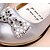 preiswerte Mädchenschuhe-Mädchen Flache Schuhe Komfort PU Frühling Herbst Kleid Schleife Niedriger Absatz Silber Rosa Golden Flach