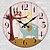 お買い得  アンティーク調壁掛け時計-コンテンポラリー その他 壁時計,円形 その他 30*30cm*3cm 屋内 クロック