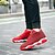 Χαμηλού Κόστους Ανδρικά Sneakers-Ανδρικά Προσαρμοσμένα Υλικά Άνοιξη / Φθινόπωρο Ανατομικό Αθλητικά Παπούτσια Περπάτημα Αντιολισθητικό Μαύρο / Γκρίζο / Κόκκινο