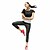 voordelige Nieuw in-CONNY Dames Strakke hardloopbroek Fitnessleggings Ademend Kleding Onderlichaam Yoga Pilates Training&amp;Fitness Recreatiesport Fietsen /