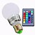 baratos Lâmpadas LED Inteligentes-1pç 3 W Lâmpada de LED Inteligente 180 lm E26 / E27 A60(A19) 1 Contas LED LED de Alta Potência Regulável Controle Remoto Decorativa RGB 85-265 V / 1 pç / RoHs