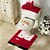 billige Julepynt-santa snowman hjorte ånd toilet sædebetræk tæppe badeværelse sæt med håndklæde cover til julegave nytår hjem dekorationer