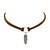 voordelige Choker Ketting-Dames Choker ketting Kraag faceter Dames Tatoeagestijl Bohémien Modieus Leder Kant Legering Wit Zwart Bruin Kettingen Sieraden Voor Feest Informeel Dagelijks / Tattoo Choker ketting