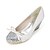 abordables Zapatos de boda-Mujer Zapatos Seda Primavera Verano Tacones Tacón Cuña Pajarita para Boda Fiesta y Noche Azul Rosa Dorado Champaña Marfil