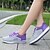 Χαμηλού Κόστους Γυναικεία Sneakers-Γυναικεία Αθλητικά Παπούτσια Κορδόνια Πλατφόρμα Επίπεδο Τακούνι Ανατομικό Αθλητικό Γραφείο &amp; Καριέρα Περπάτημα Τούλι Φθινόπωρο Άνοιξη Καλοκαίρι Λευκό Γκρίζο Βυσσινί
