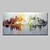 halpa Abstraktit taulut-Hang-Painted öljymaalaus Maalattu - Abstrakti Klassinen Perinteinen Moderni Kehyksellä / Venytetty kangas
