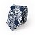 baratos Acessórios Masculinos-azul marinho floral de algodão gravatas finas