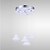 baratos Candeeiros de Teto-4-luz 28CM (11.02IN) LED Luzes Pingente Acrílico Acabamentos Pintados Contemporâneo Moderno 110-120V / 220-240V