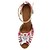 cheap Latin Shoes-Women&#039;s Latin Shoes / Salsa Shoes Satin Buckle Sandal / Heel Buckle / Ruffles / Flower Customized Heel Customizable Dance Shoes Pink / Indoor / Performance