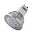 halpa Lamput-YouOKLight 2pcs LED-kohdevalaisimet 350 lm GU10 MR16 4 LED-helmet SMD 3030 Koristeltu Lämmin valkoinen 100-240 V 220-240 V 110-130 V / 2 kpl / RoHs / FCC