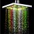 cheap LED Shower Heads-LED Colorful Luminous Top Spray /8 Inch Water Saving Top Spray (ABS plating)