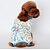 billige Hundetøj-Hund Dragter Pyjamas Blomst Hold Varm Vinter Hundetøj Hvalpe tøj Hund outfits Åndbart Gul Blå Lys pink Kostume til Girl and Boy Dog Bomuld S M L XL XXL