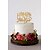 baratos Decorações de Bolo-Decorações de Bolo Tema Clássico Casal Clássico Acrílico Casamento com Flor 1 pcs Caixa de Ofertas