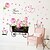 voordelige Muurstickers-Botanisch / Romantiek / Stilleven Wall Stickers Vliegtuig Muurstickers / 3D Muurstickers Decoratieve Muurstickers,PVC Materiaal