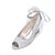 preiswerte Hochzeitsschuhe-Damen High Heels Keilabsätze Keilabsatz Band-Bindung Seide Frühling / Sommer Schwarz / Weiß / Purpur / Hochzeit / Party &amp; Festivität