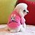 abordables Vêtements pour chiens-Chat Chien Pull Sweatshirt Vêtements pour chiots Bande dessinée Lion Lapin Décontracté / Quotidien Hiver Vêtements pour Chien Vêtements pour chiots Tenues De Chien Jaune Bleu Rose Costume pour fille