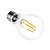 abordables Ampoules électriques-6pcs 4 W Ampoules à Filament LED 400 lm E26 / E27 A60(A19) 4 Perles LED COB Imperméable Décorative Blanc Chaud Blanc Froid 220-240 V / 6 pièces / RoHs