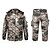 cheap Hunting Clothing-Winter Fleece Jacket With Fleece Trousers Camouflage Hunting Wader Waterproof Camo Hunting Clothing Suits