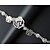 cheap Bracelets-Women&#039;s Girls&#039; Chain Bracelet Roses Flower Fashion Inspirational Rhinestone Bracelet Jewelry Golden / Silver For Daily Casual