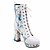 ieftine Ghete de Damă-Pentru femei Sintetic / Piele Originală / Imitație de Piele Primăvară / Toamnă / Iarnă Noutăți / Gladiator / Pantofi Skate Cizme Plimbare Toc Îndesat / Platformă / Blocați călcâiul Dantelă Rosu